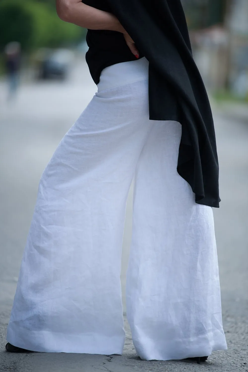 PAMELA Wide Linen Pants